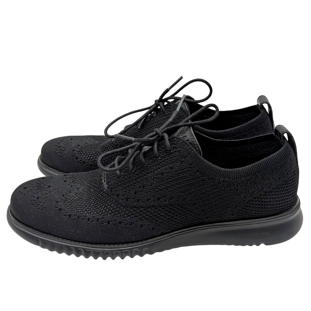 Cole Haan 2.ZERØGRAND Oxford Mens 9 Black Stitchlite Wingtip C28527 Shoes